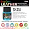Sky Blue Premium Acrylic Leather and Shoe Paint, 2 oz Bottle - Flexible, Crack, Scratch, Peel Resistant - Artist Create Custom Sneakers, Jackets, Bags, Purses, Furniture Artwork
